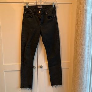 NWOT AGOLDE Toni midrise distressed jeans